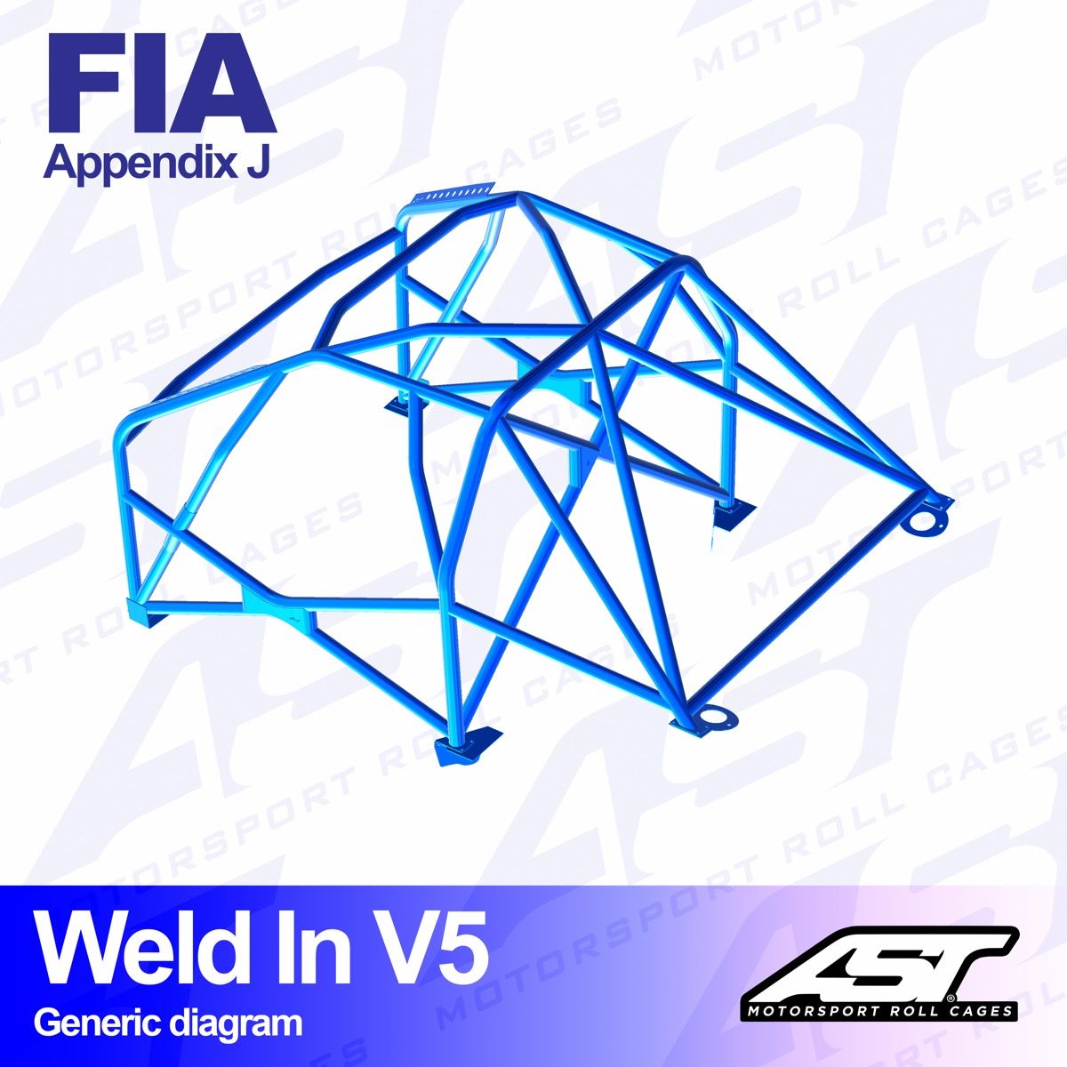 Roll Cage PORSCHE 997 2-doors Coupe RWD WELD IN V5
