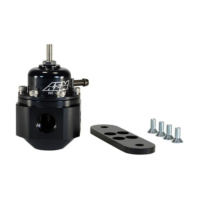 FUEL PRESSURE REGULATOR AEM 1000HP 1,5-10 BAR AN6 BLACK AEM 25-302BK