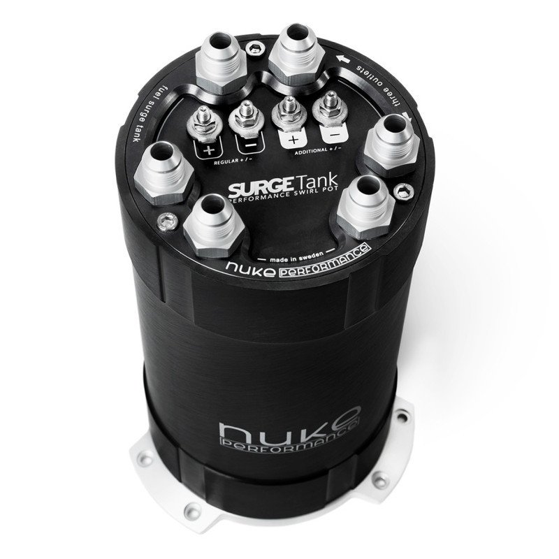 NUKE PERFORMANCE 2G FUEL SURGE TANK 3.0 LITER FOR INTERNAL FUEL PUMPS