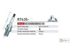 NGK Racing Buji M14 x 19 mm