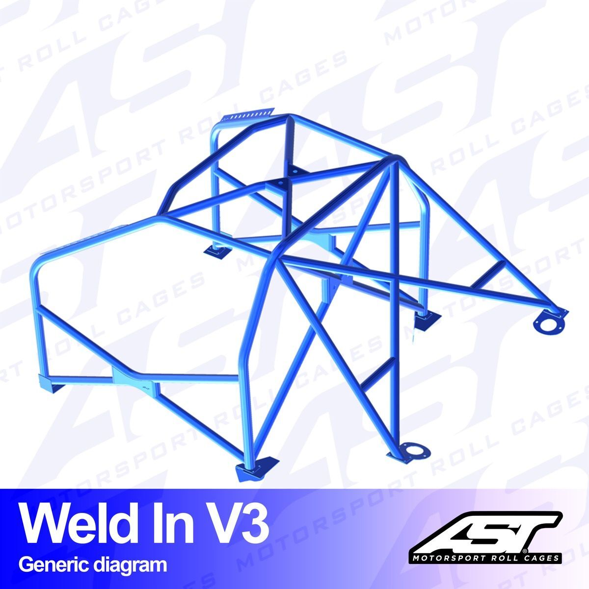 Roll Cage Opel Vectra (A) 5 Kapılı Sedan FWD Kaynak İle Montaj V3