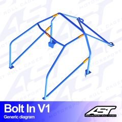 Roll Cage FORD Sierra (Mk1/Mk2/Mk3) 5-doors Sedan RWD BOLT IN V1