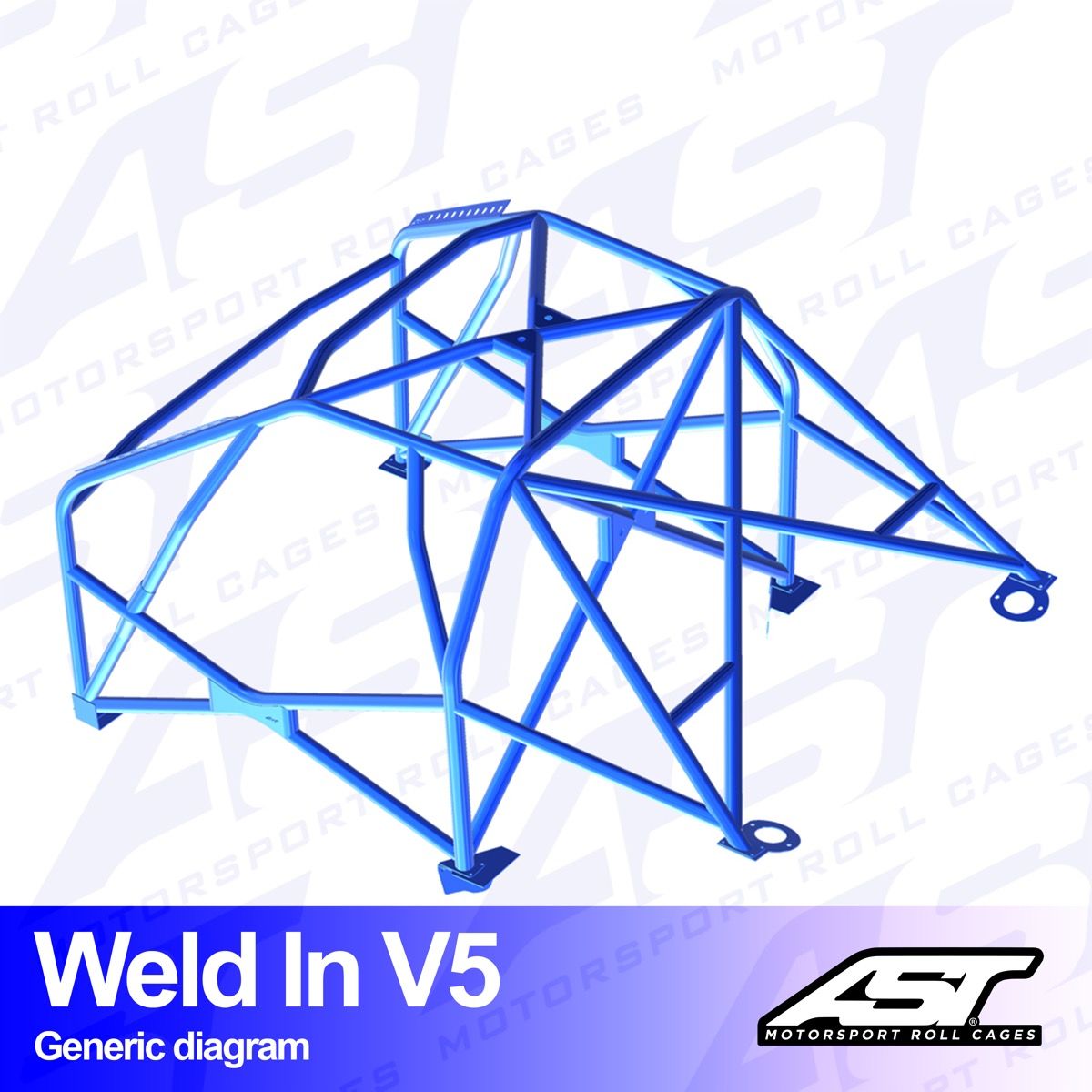 Roll Cage FORD Sierra (Mk1/Mk2/Mk3) 5-doors Sedan RWD WELD IN V5