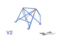 Roll Bar BMW (F82) 4 Serisi 2 Kapılı Coupe RWD Çıkarılabilir Arka Kafes V2