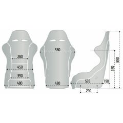 Sparco QRT-R Lightweight Bucket Seat FIA