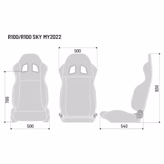 Sparco R100 Bucket Seat