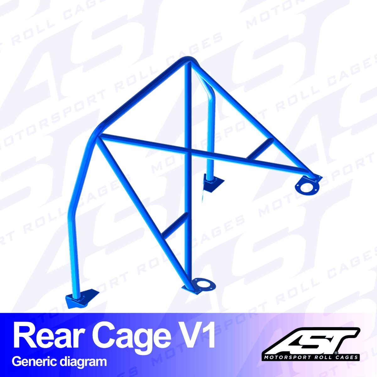 Roll Bar Renault R19 (1/2 Faz) 3 Kapılı Coupe Arka Kafes V1