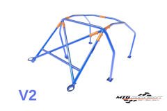 Roll Bar Mitsubishi Lancer Evo I 4 Kapılı Sedan Çıkarılabilir Arka Kafes V2