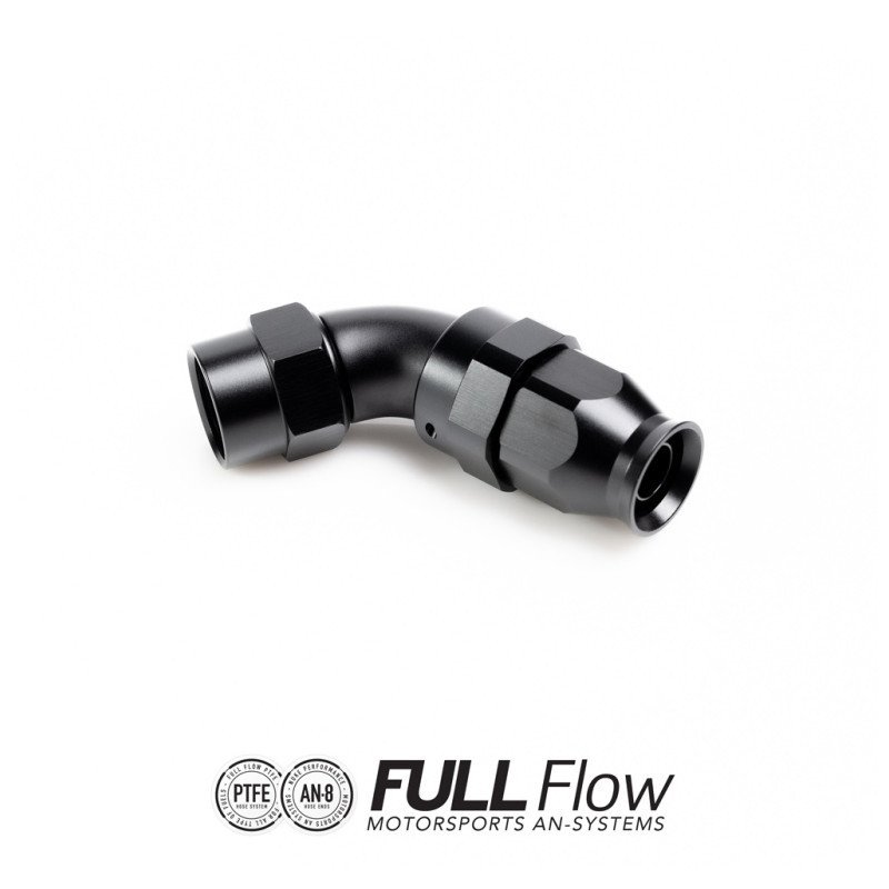 FULL FLOW PTFE HOSE END FITTING 60 DEGREE