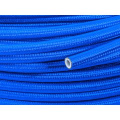 NYLON BRAIDED PTFE TEFLON FUEL HOSE BLUE