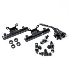 DEATSCHWERKS SIDE FEED TO TOP FEED FUEL RAIL CONVERSION + 2200CC FOR SUBARU 04-06 STI LEGACY GT