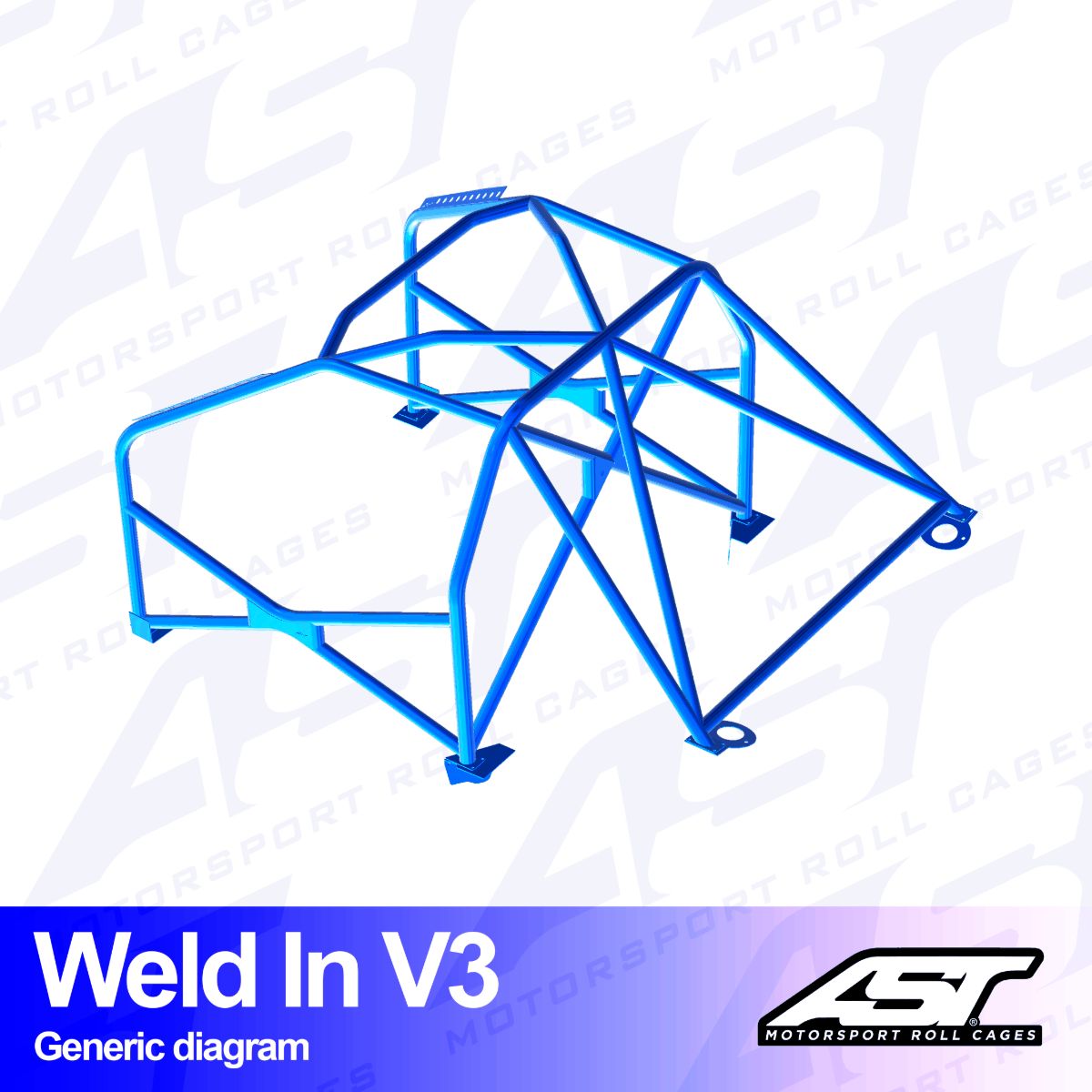 Roll Cage VOLVO 145 5-door Wagon WELD IN V3