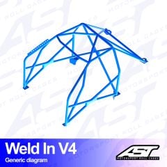 Roll Cage VOLVO 145 5-door Wagon WELD IN V4