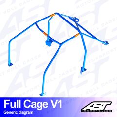 Roll Cage Honda Civic (3. Gen) 3 Kapılı Hatchback Full Kafes V1