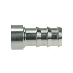 ALUMINIUM WELD ON BARB PUSH ON TAIL HOSE FITTING ADAPTER FUEL OIL TANK
