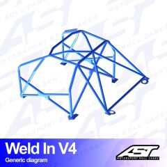 Roll Cage Lexus SC (Z30) 2 Kapılı Coupe Kaynak İle Montaj V4